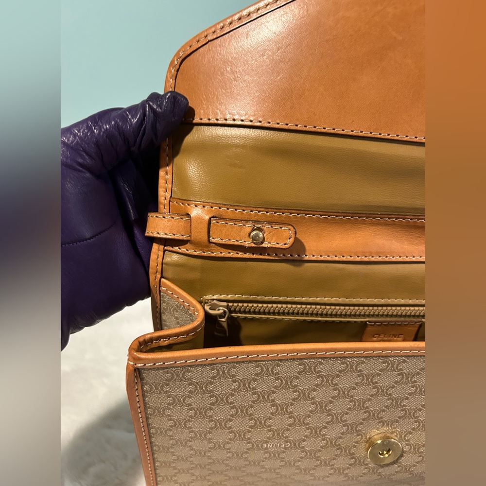 Celine Crossbody Bag with Leather Trim. Great conditon! - Picture 9 of 14